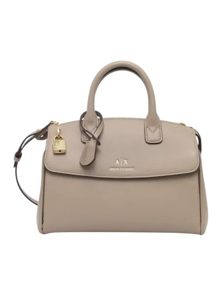 Torebka Armani Exchange beżowa