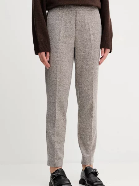 Marc O'Polo pantaloni drept high waist bej