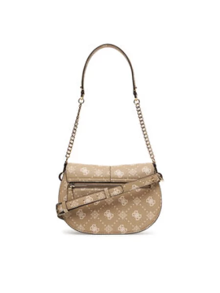 Guess Rankinė Carrie Logo Juoda smėlinė