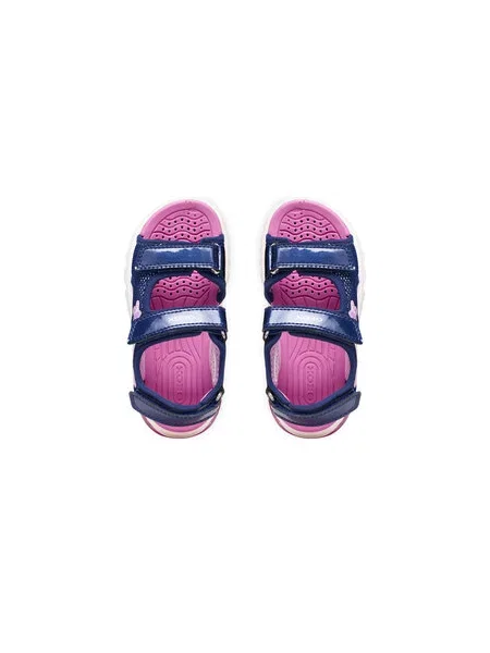 Sandále Geox J Sandal Ciberdron G M Tmavomodrá