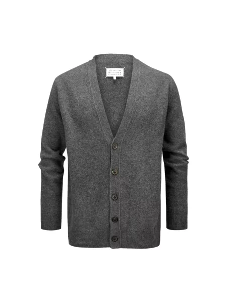 Kardigan Maison Margiela wełniany szary