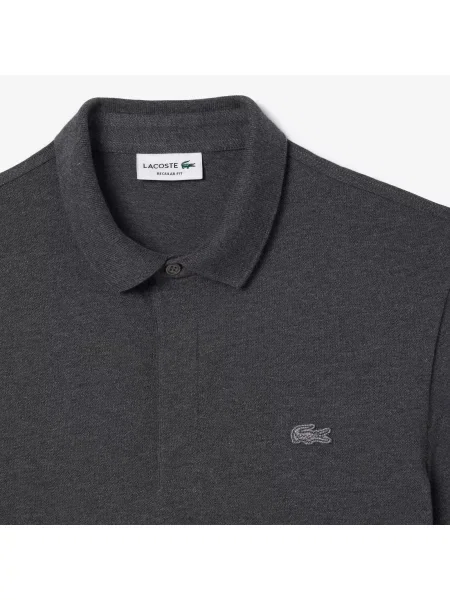 Lacoste Smart Paris Koszulka Polo Z Elastycznej Bawełny szary