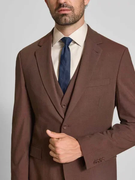 Marynarka o kroju slim fit z dodatkiem i kołnierzem z połami Mcneal