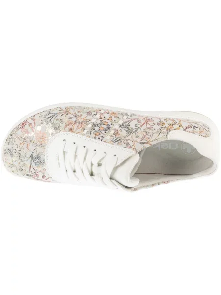 Sneakerși Rieker alb