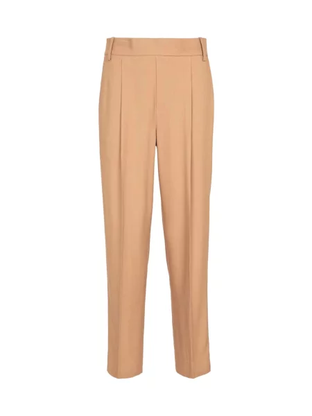 Pantaloni Vince cu talie înaltă maro