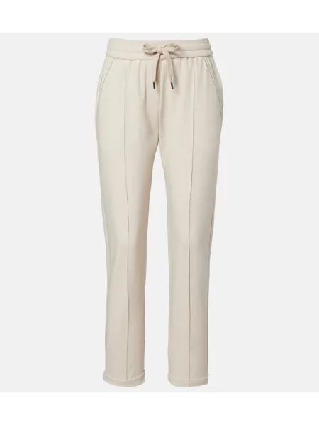 Pantaloni sport Brunello Cucinelli bej