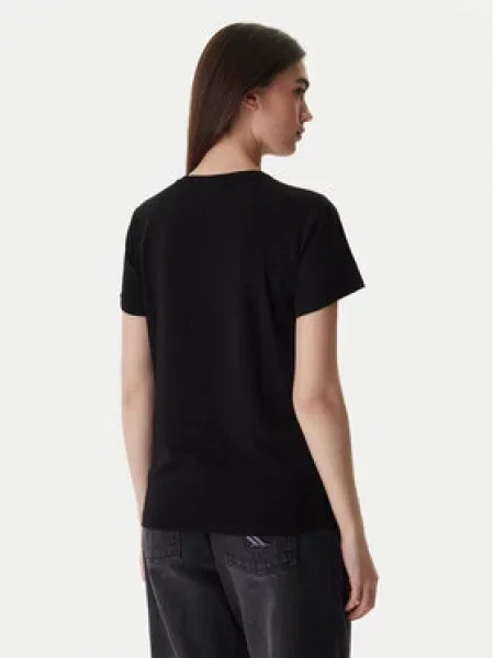 Guess Jeans Marškinėliai juoda