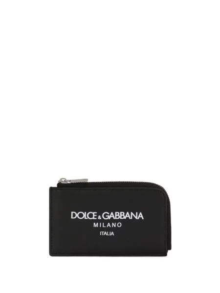 Peněženka Dolce & Gabbana s potiskem černá