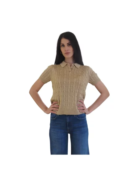 Sweter Ralph Lauren brązowy
