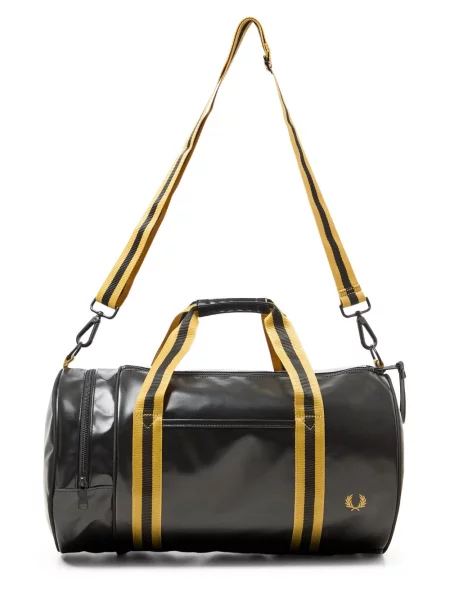 Fred Perry Torba weekendowa dla mężczyzn Mężczyźni czarny|złoty ONE SIZE czarna