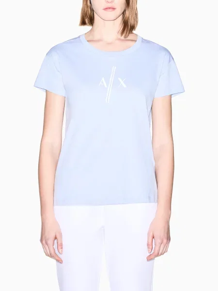 Футболка Armani Exchange блакитний