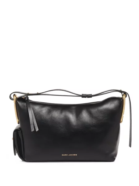 Geantă Marc Jacobs din piele cu imagine negru