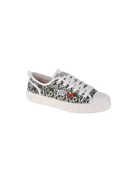 Pantofi Skechers streetstyle alb