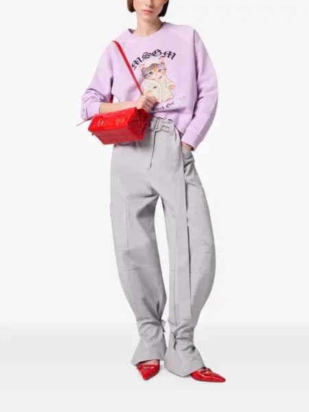 Pulover Msgm cu imagine violet