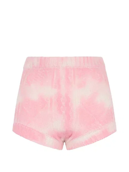 Dzianinowe szorty Valentino Garavani różowe