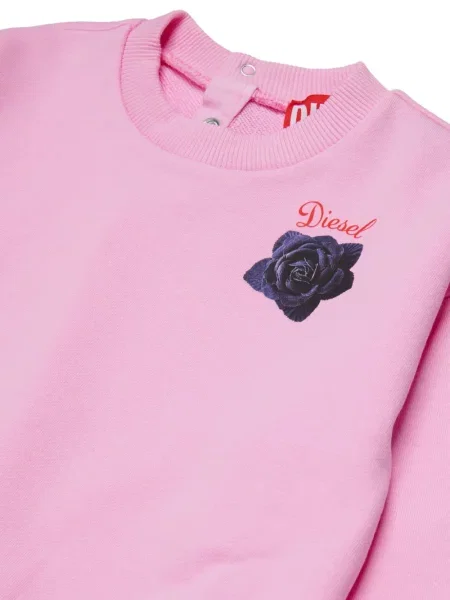Sweter dziecięcy Diesel różowy