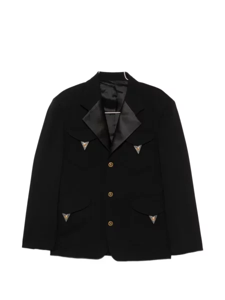 Lung sacou Versace negru