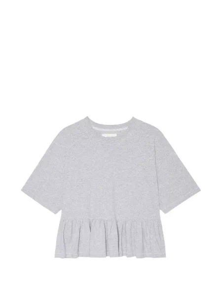 Koszulka The Great. z falbankami szara