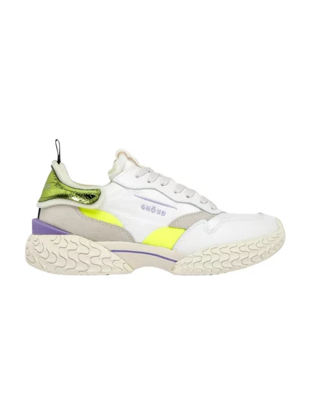 Sneakersy Ghoud skórzane białe