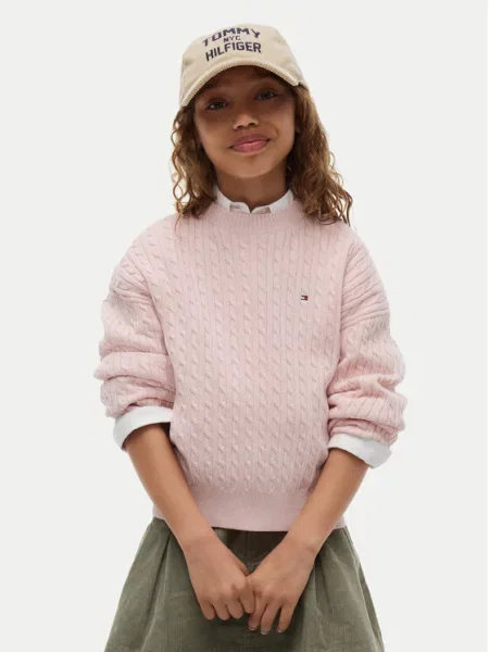 Svetr Tommy Hilfiger růžový