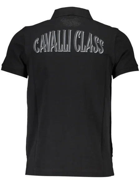 Polo Cavalli Class cu mâneci scurte negru
