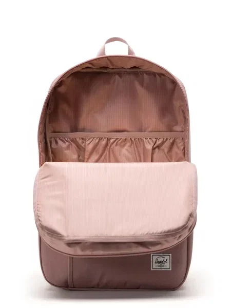 Однотонный большой рюкзак Herschel розовый