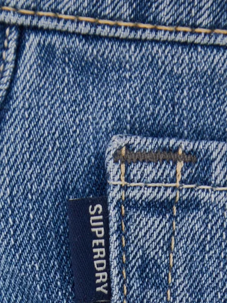 Джинсовая юбка Superdry mini прямая