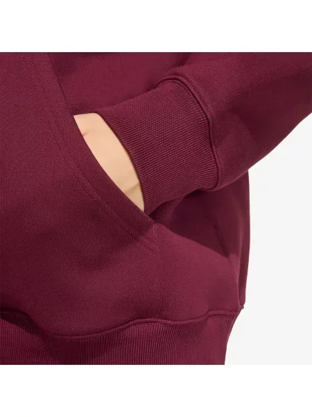 Суитшърт adidas Essentials Oversized Fleece Hoodie Maroon L