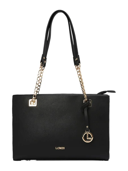 L.CREDI Torba za čez ramo zlata črna