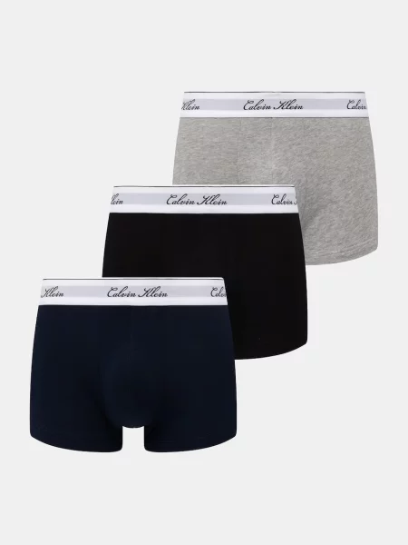 Calvin Klein Underwear testhezálló boxeralsó férfi elasztánnal csomag fekete