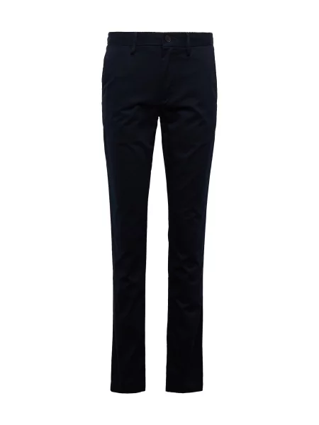 TOMMY HILFIGER Pantaloni eleganți albastru marin / roșu alb