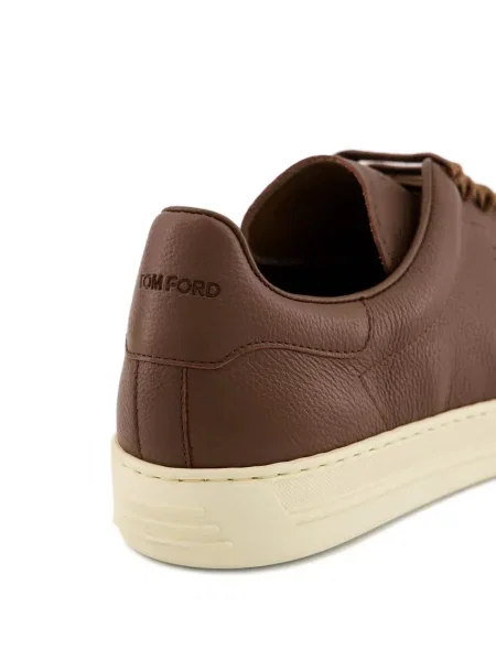 Sneakerși Tom Ford din piele maro