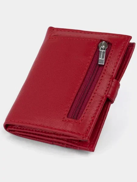 ST Leather Accessories Гаманець Шкіра червоний