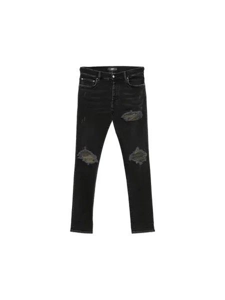 Skinny jeansy skinny Amiri czarne
