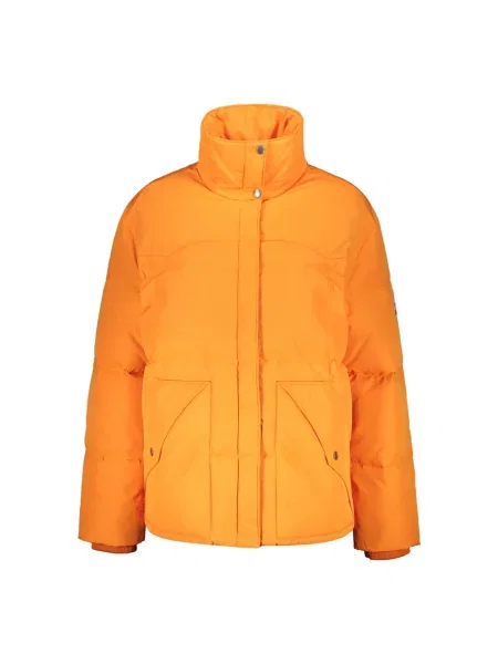 Kurtka puchowa Kenzo pomarańczowa