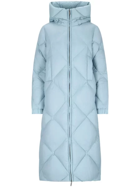 Palton K-way cu glugă albastru