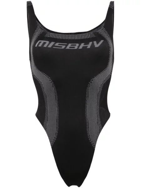 Body Misbhv cu broderie din jacard negru