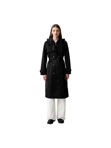 Płaszcz Dkny dwurzędowy czarny