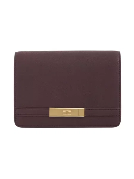 Kopertówka Elisabetta Franchi z autografem brązowa