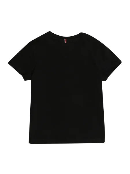 Tommy Hilfiger Majica Črna Regular Fit bela