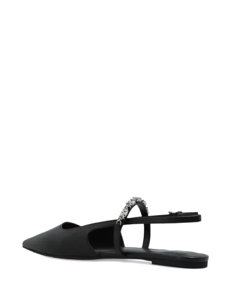 Espadrile Michael Michael Kors de cristal plisate negru