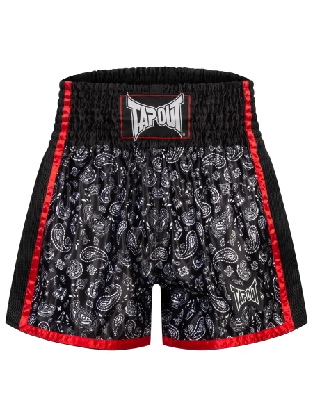 Tapout Sportovní kalhoty Camino ohnivá červená / černá bílá