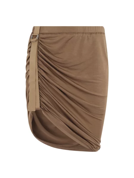 Mała mały spódnica mini Helmut Lang brązowa