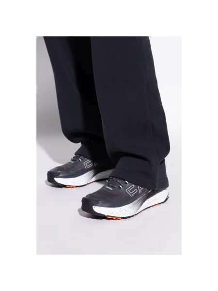 Sneakersy Emporio Armani Ea7 z logo czarne