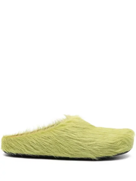 Papuci tip mules Marni verde