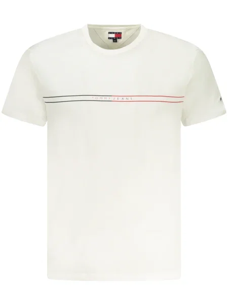 Kratek majica Tommy Hilfiger bela