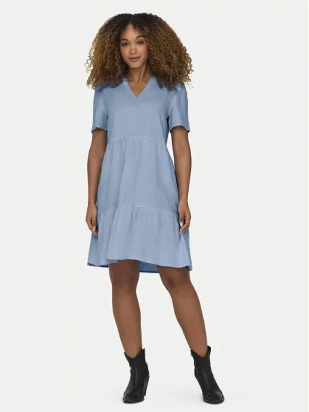 Poletna obleka ONLY modra