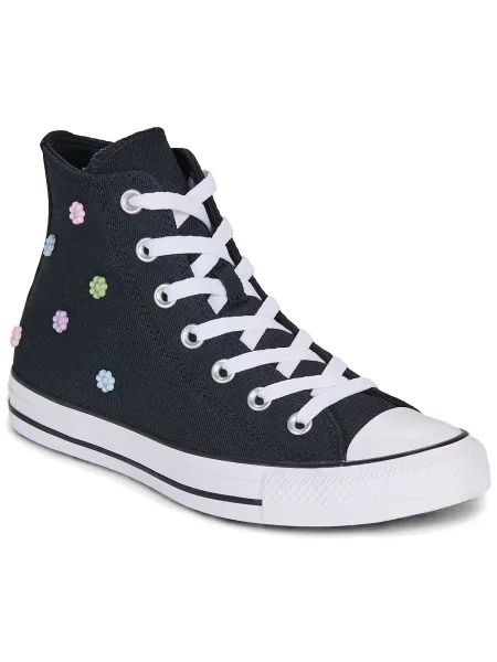 Členkové topánky Converse čierna