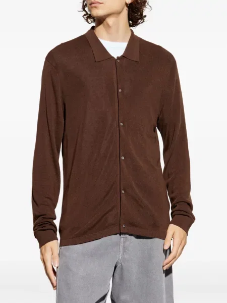 Kardigan Officine Generale brązowy