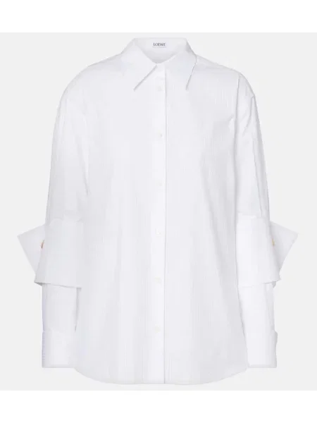 Cămașă Loewe din poplin alb